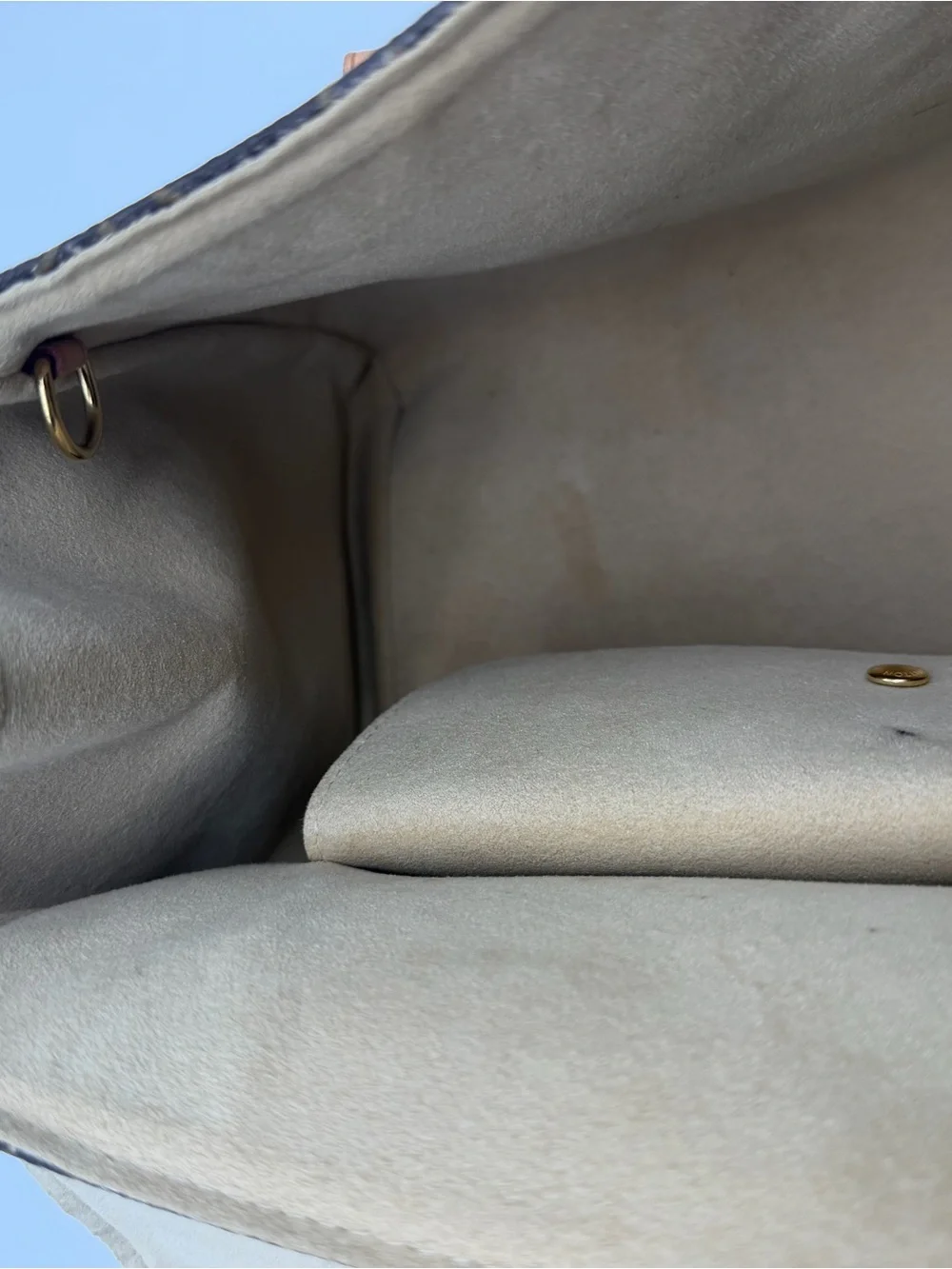 Louis Vuitton Beverly Brown Monogram Satchel with Tan Leather Trim